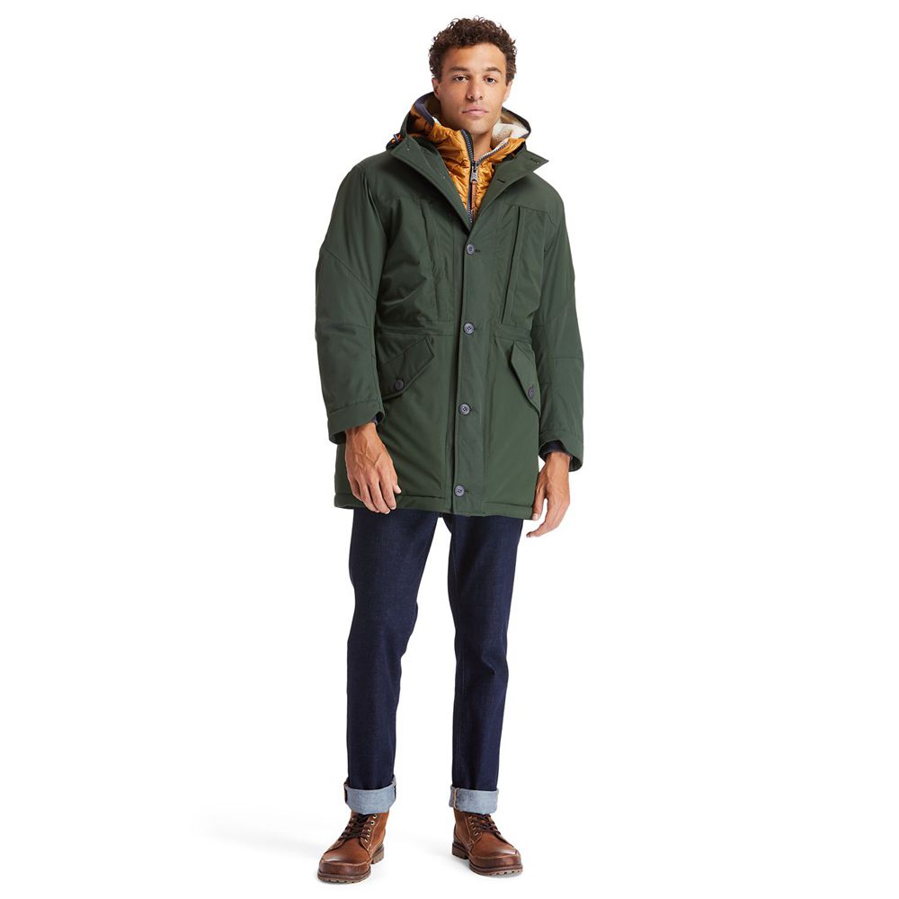 Chaquetas Timberland Hombre Outdoor Heritage Ecoriginal Parka Y Dryvent™ Technology Verde Oscuro - C